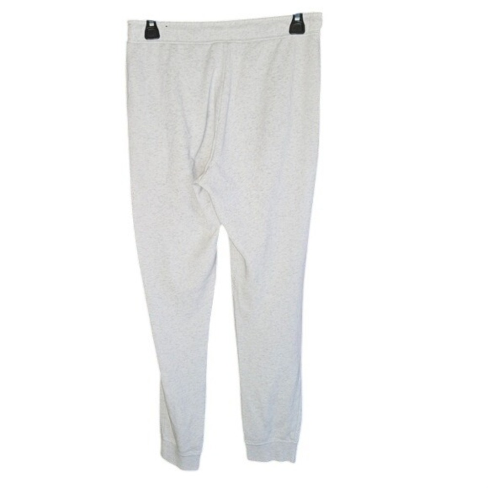 Nike Sportswear Women Oatmeal Heather Grey Just Do It Fleece Jogger Pants Small - Picture 2 of 8